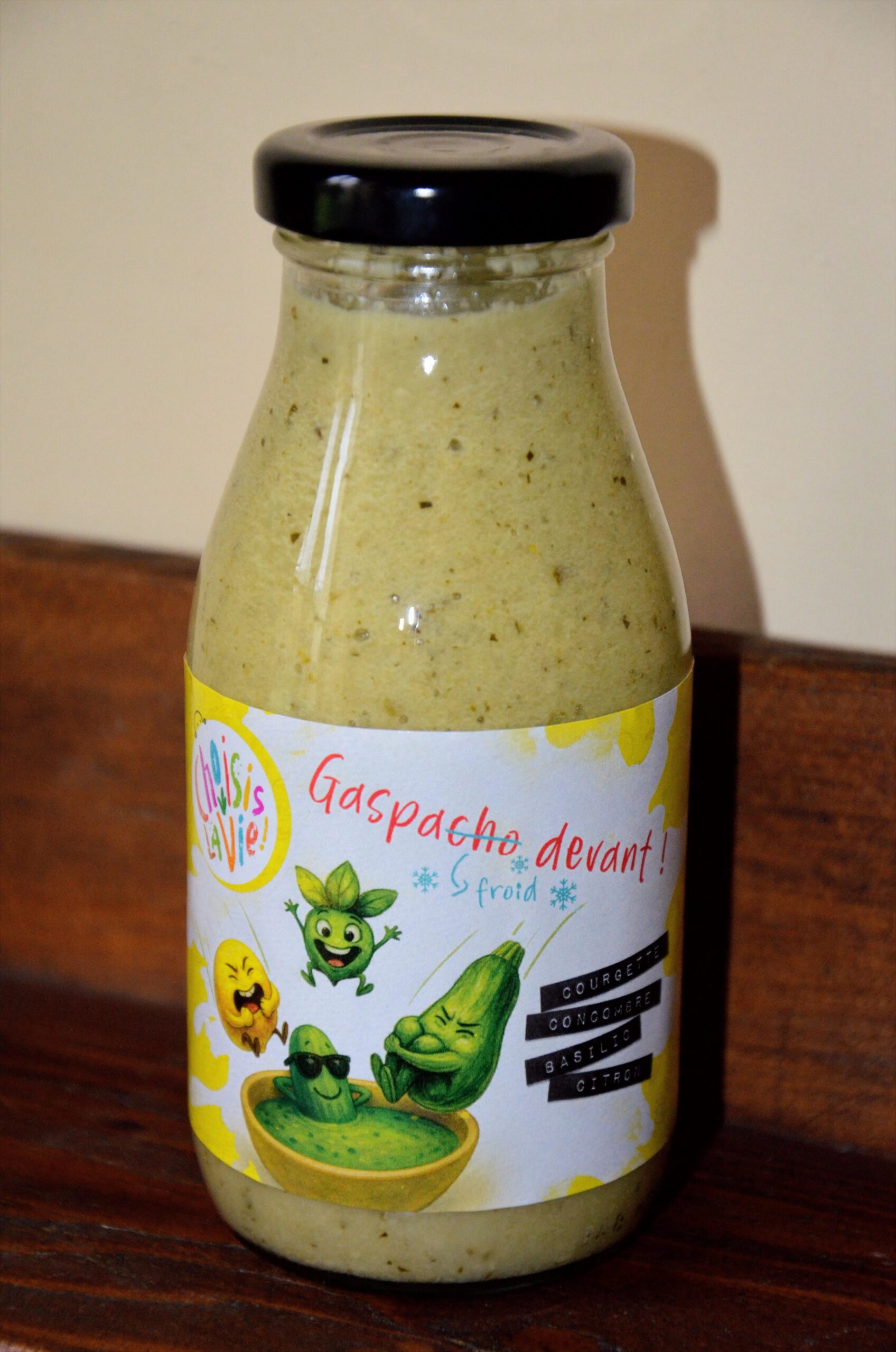 Gaspacho de courgettes-basilic 260g